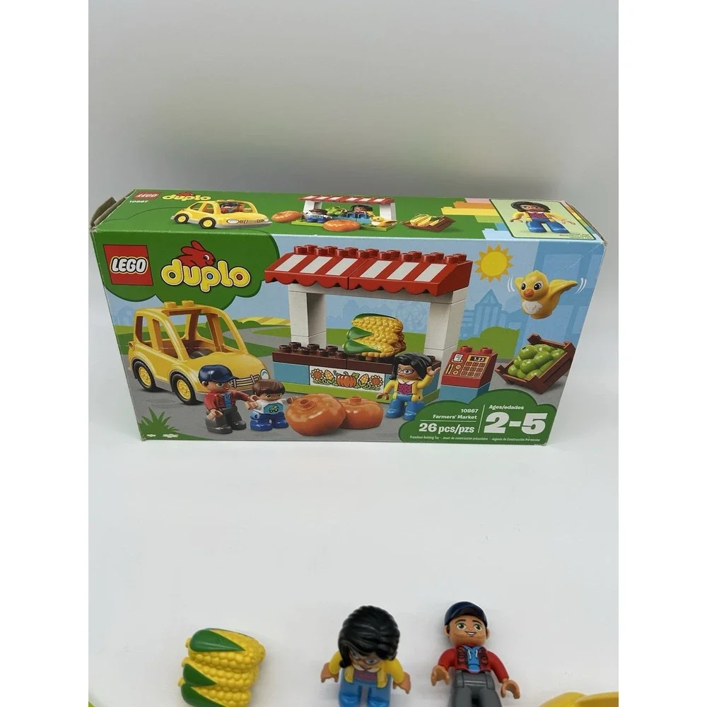Retired 2018 LEGO Duplo Town - Farmers' Market 10867-Used Set-Complete w/Box - Picture 2 of 11